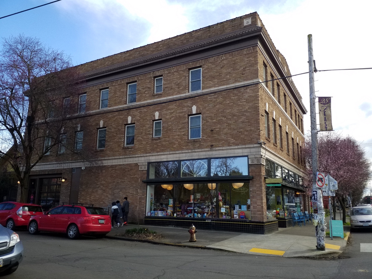 Photo Taken March 3rd, 2018.  This was a Grocery and Meat store owned by the Bitar Bros at 28th and Everett street in N.E. Portland.  In Leonard Martins Order Book for Columbia Terra Cotta Company this is order# 208 Glaze# 406M Store for Bitar Bros..  1928.  John Grant Archt. Ailken- Contractor.  John Grant also was the Architect for the Eglington Hotel that was also adorned with Columbia Terra Cotta.