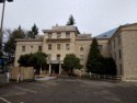 Photo taken Feb. 3rd, 2018 from the south.  Built in 1927 as a Nurses Dormitory on the Multnomah County Hospital Campus.  Now called "Emma Jones Hall" and the current address is about 3181 Marquam Rd. SW.  It is located in what is now called the "University Hospital" campus.   In L.A.Martins order book for the Columbia Tera Cotta Company this was order #188 Glaze #483 for "Multnomah County Hospital Nurses Home, Portland Oregon.